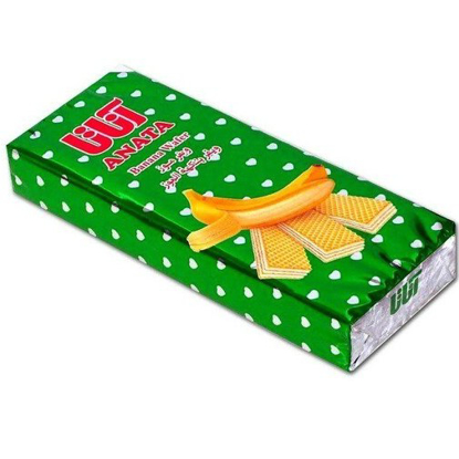 تصویر از ویفر آناتا 45 گرم - کارتن 60 عددی - طعم موز