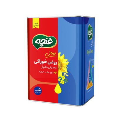 تصویر از روغن جامد 5 کیلویی فلزی - غنچه
