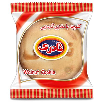 تصویر از کلوچه نادری گردویی 100 گرم سوغاتی - کارتن 20 عددی
