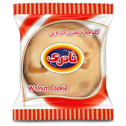 تصویر از کلوچه نادری گردویی 100 گرم سوغاتی - کارتن 20 عددی