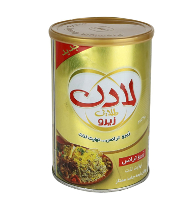 تصویر از روغن جامد لادن 900 گرم طلایی فلزی