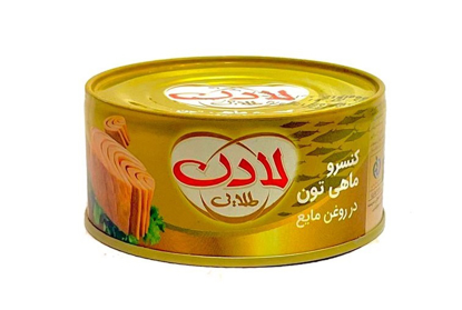 تصویر از کنسرو تن ماهی لادن 120 گرم ساده