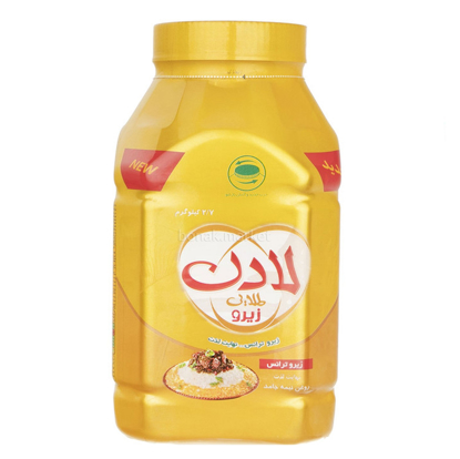 تصویر از روغن جامد لادن 2.7 کیلوگرم طلایی پلاستیکی